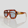 Gafas De Sol Santorini Leopardo x Negra