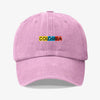 Gorra Prelavada Colombia en Letras