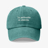 Gorra Prelavada La Perfección es aburrida